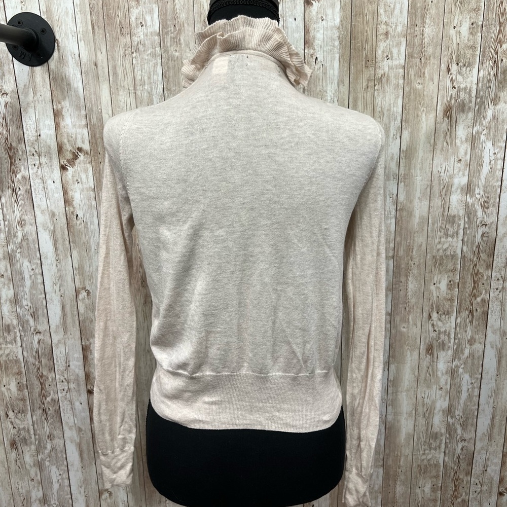 Moda International‎ Cream Ruffled Cardigan - Picture 4 of 5